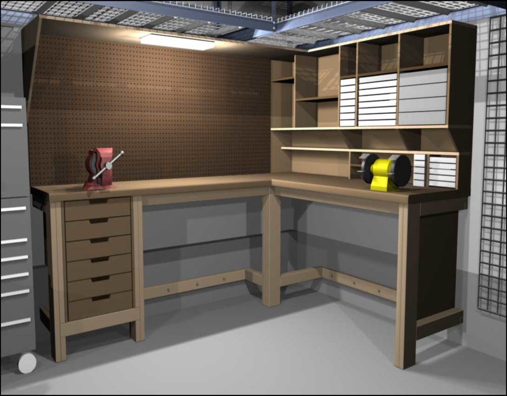 How To Build A Garage Workbench