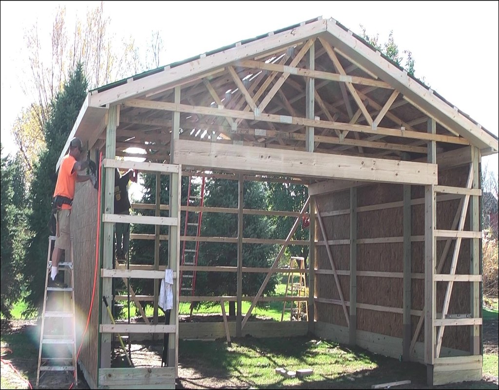 how-to-build-a-pole-barn-garage How To Build A Pole Barn Garage