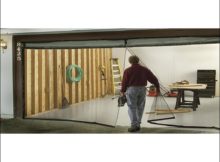 Single Garage Door Screen